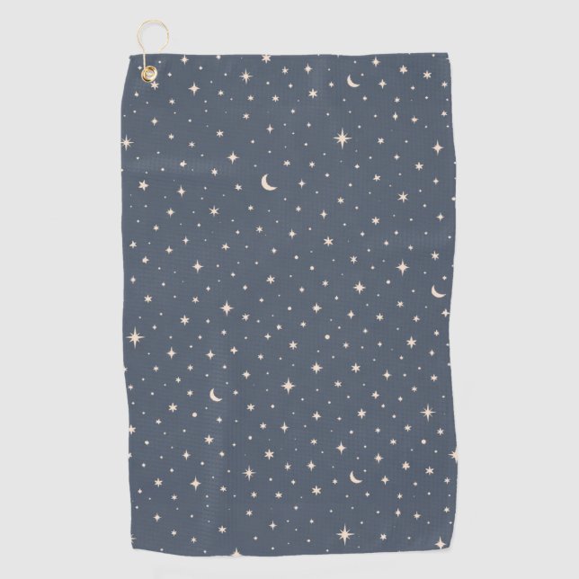 Serviette De Golf Motif Étoile Douce Esthétique (Devant)