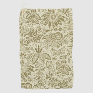 Serviette De Golf Motif floral Antique Damask Paisley