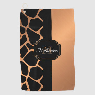 Serviette De Golf Motif Giraffe