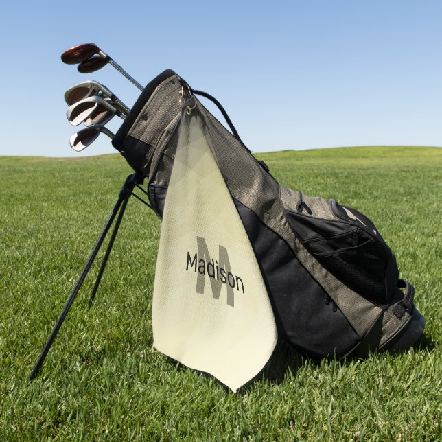 Serviette De Golf Motif gris clair gris foncé (Vert)