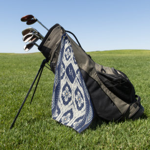 Serviette De Golf Motif Ikat Floral Paisley