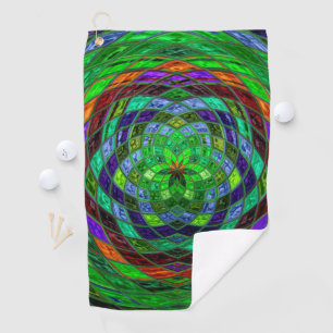 Serviette De Golf Motif mosaïque Abstrait #10