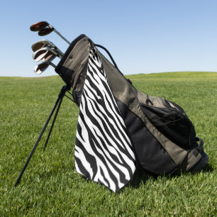 Serviette De Golf Motif rayure de zèbre