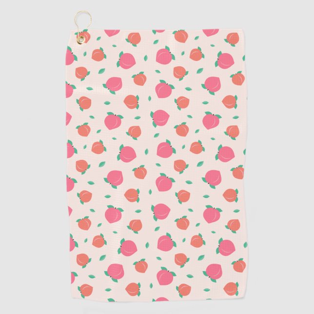Serviette De Golf Motif rose pâle (Devant)
