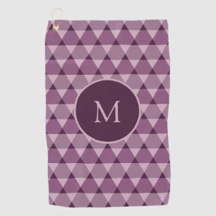 Serviette De Golf Motif triangles