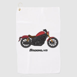 Serviette De Golf moto de style croiseur cool