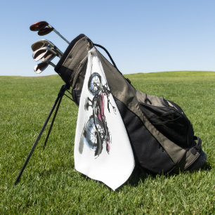 Serviette De Golf Motocyclette