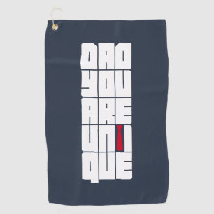 Serviette De Golf Mots Papa Tu Es Unique