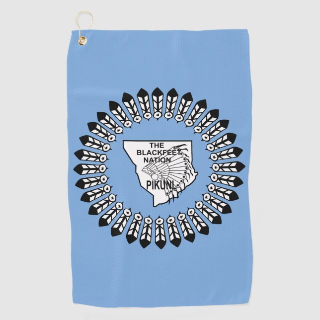 Serviette De Golf Nation Blackfeet  (Devant)