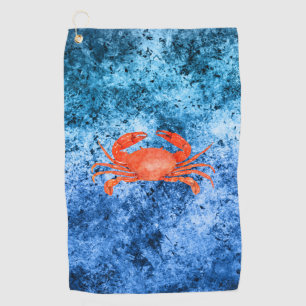 Serviette De Golf Nautical Waves Design 2