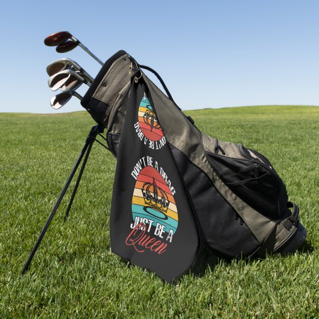 Serviette De Golf Ne soyez pas un Drag Golf Towel (Vert)