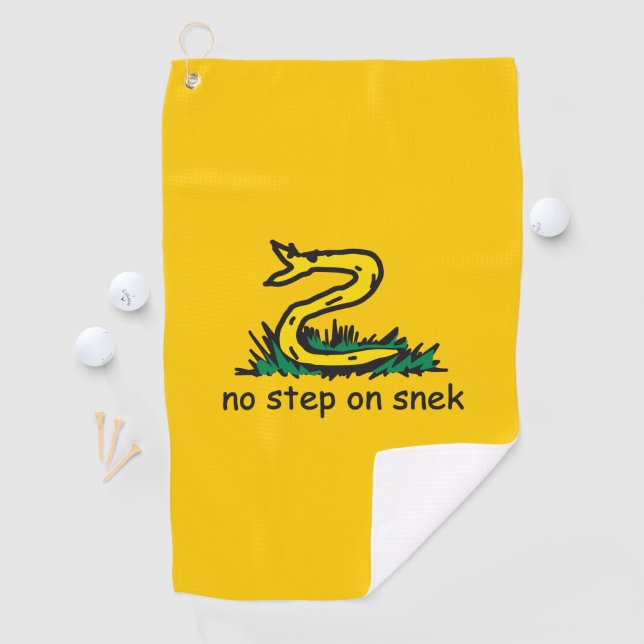 Serviette De Golf No step on snek memes (En situation)