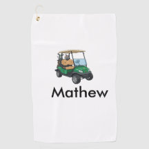 Nom de voiture de golf verte pour homme cadeaux de