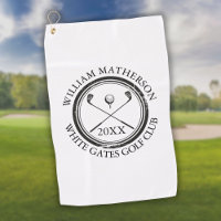 Nom du golfeur personnalisé Nom du club et date