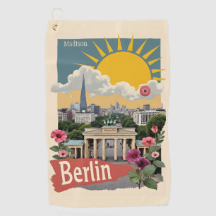 Serviette De Golf Nom personnalisé Berlin, Allemagne