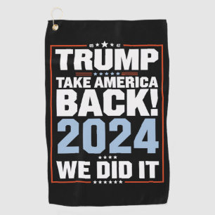Serviette De Golf Nous l'avons fait Trump Drapeau USA Président 47 T