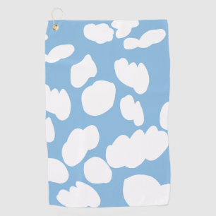 Serviette De Golf Nuages Ciel Bleu