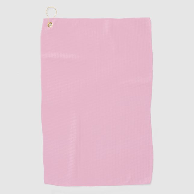 Serviette De Golf Nuance de rose pastel cerise (Devant)