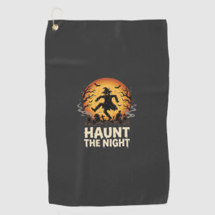 Serviette De Golf Nuit de la Lune d'Halloween Trickster