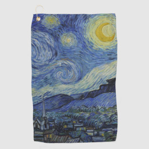 Serviette De Golf "Nuit étoilée" par Van Gogh
