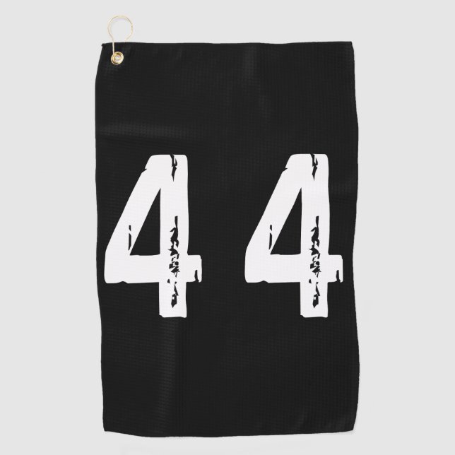 Serviette De Golf Numéro de sport 44 (Devant)