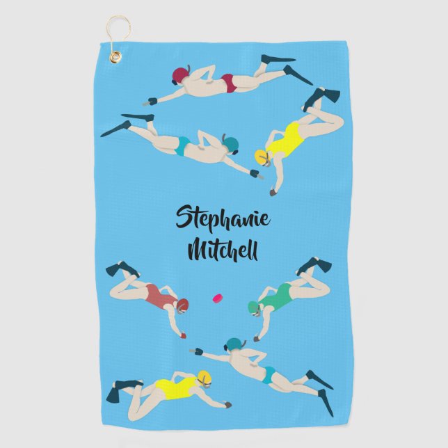 Serviette De Golf Octopush (Devant)