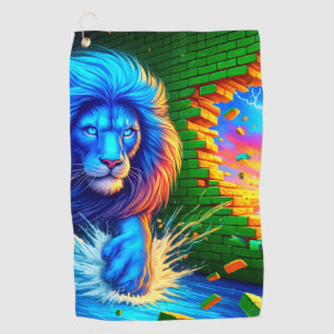 Serviette De Golf OEuvre de Lion