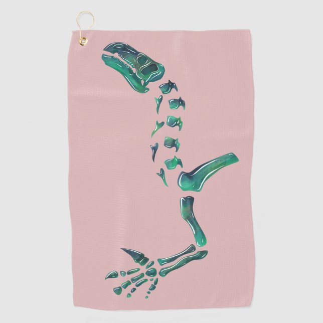 Serviette De Golf Opal Iguanodon Dinosaur (Devant)