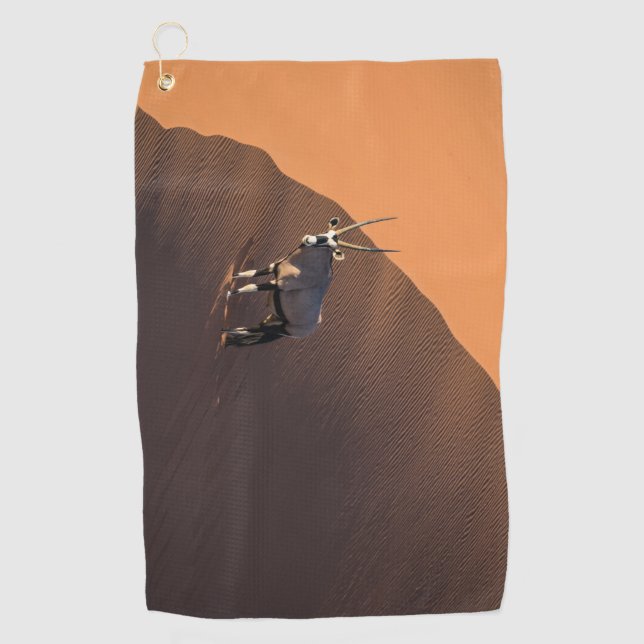 Serviette De Golf Oryx à la limite, Namibie (Devant)