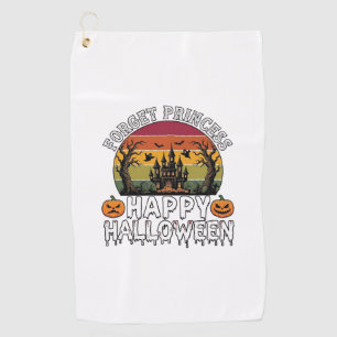 Serviette De Golf Oubliez la princesse Happy Halloween Maison Hantée