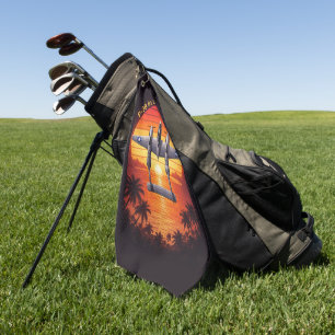 Serviette De Golf P-38 Lightning dans le Pacifique