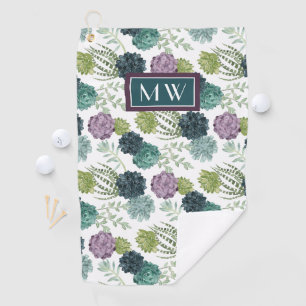 Serviette De Golf PA succulente de collection de bonheur d'usine du