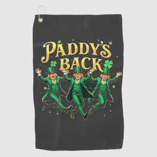 Serviette De Golf Paddy's Back St Patrick's Day Trump Dancing