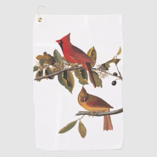 Serviette De Golf Paire cardinale Audubon en amandiers sauvages