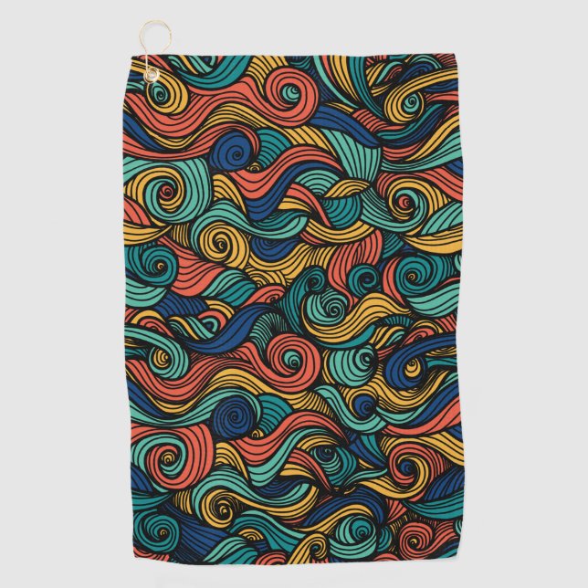 Serviette De Golf Paisley (Devant)