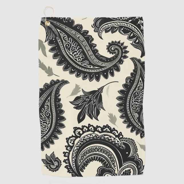 Serviette De Golf Palais Paisley (Devant)