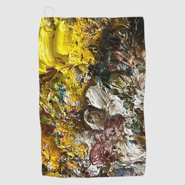 Serviette De Golf Palette de l'artiste #1 (Devant)