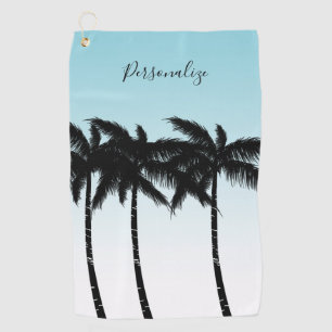 Serviette De Golf Palmiers tropicaux