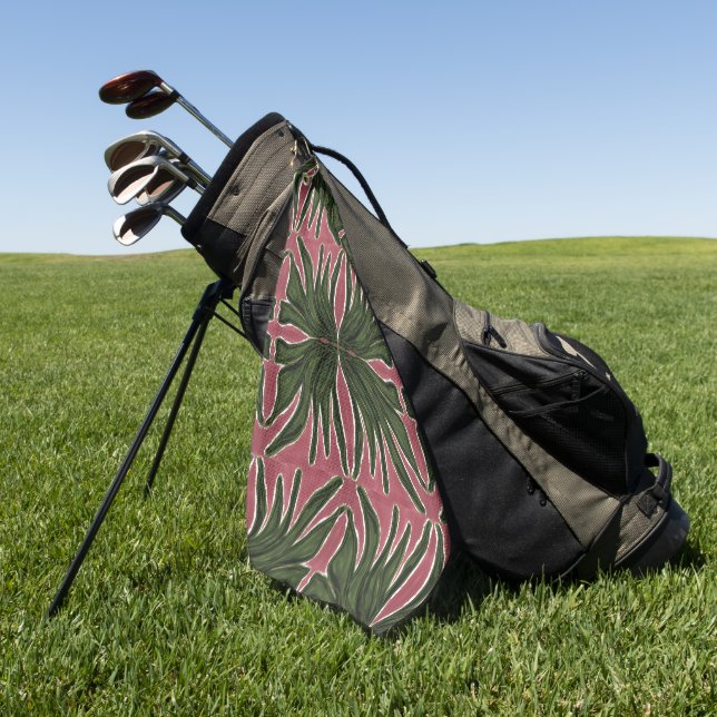 Serviette De Golf Palmiers verts  (Vert)