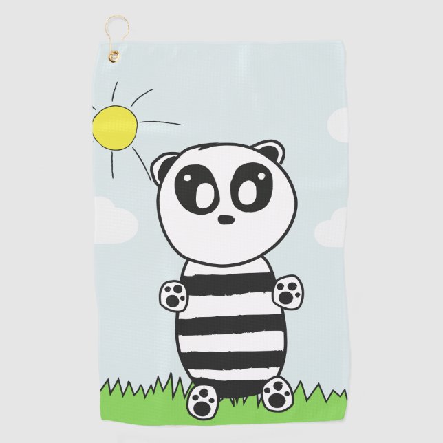 Serviette De Golf Panda Kids (Devant)