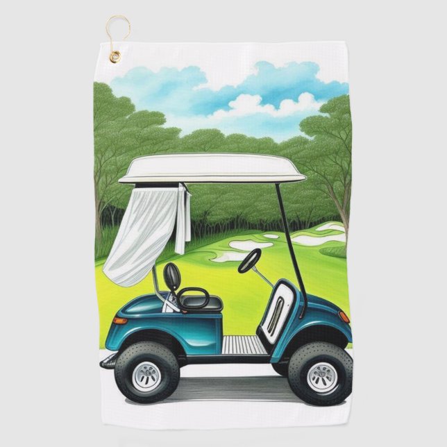 Serviette De Golf Panier de golf (Devant)