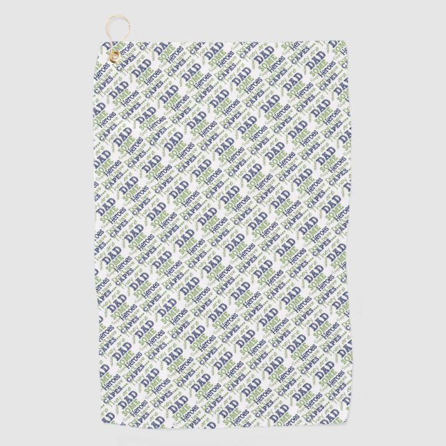 Serviette De Golf Papa (Devant)