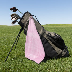 Serviette De Golf Papa des filles Rose Blanc Famille Aimer Preppy Sp