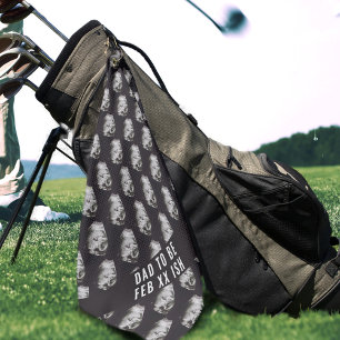 Serviette De Golf Papa doit être Ultrasound Photo 1st Père's Golf To