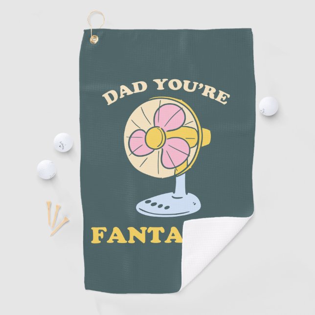 Serviette De Golf Papa plaisante drôle cadeau d'anniversaire Fête de (En situation)