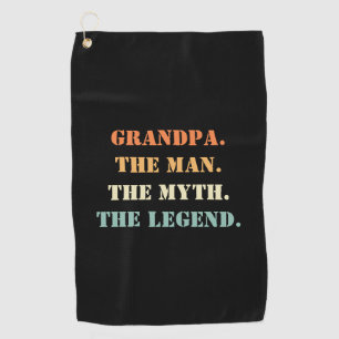 Serviette De Golf Papi L'Homme La Légende La Fête des Pères