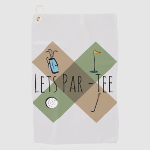 Serviette De Golf Par Tee Funny Golf Humour