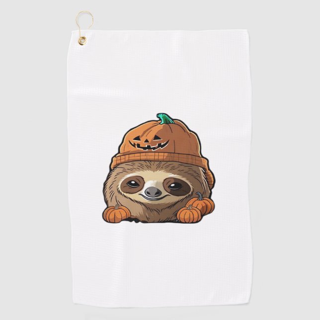 Serviette De Golf Paresseux espuki sison halloween T-Shirt Classique (Devant)