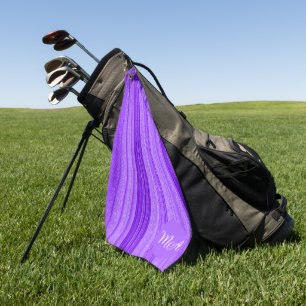 Serviette De Golf Parties scintillant violet oneuse