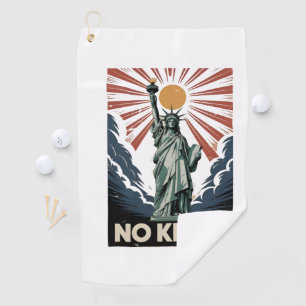 Serviette De Golf Pas de rois en Amérique Liberity Status USA Démocr